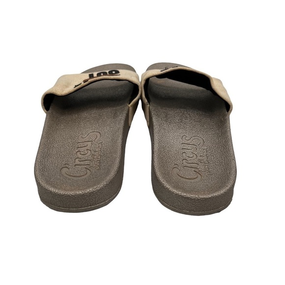 Circus By Sam Edelman Flynn Tan Sunz Out Bunz Out Slide Sandals Size 8 Women's - Picture 7 of 8